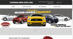 Desktop Screenshot of chapmanusedcars.com